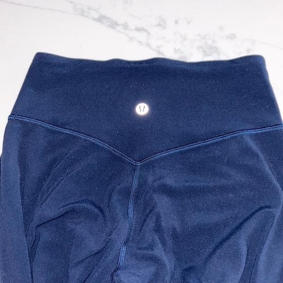 LULULEMON High Rise Align Joggers Size 2 True Navy - Picture 4 of 4